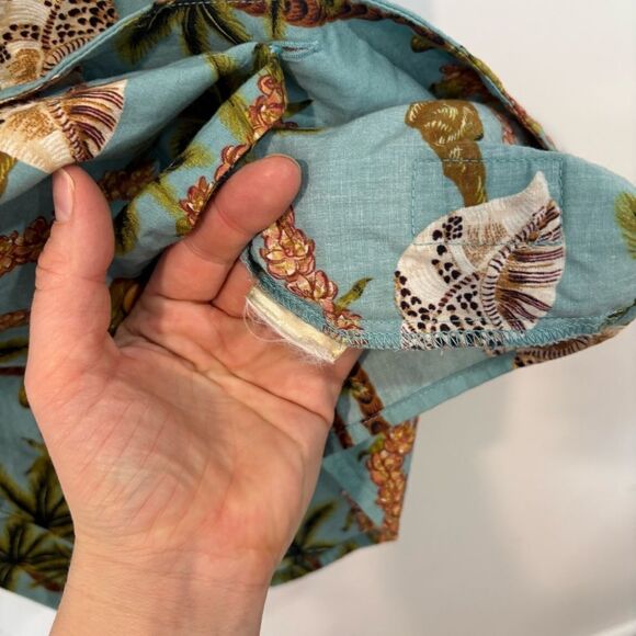 Scotch & Soda Regular-Fit Floral Print Poplin Shirt sz M - Picture 6 of 10